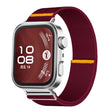 For Huawei Watch Fit3 / Fit4 / Fit4 Pro Adjustable Single Loop Elastic Nylon Watch Band(Wine Red) - free shipping - PMC TechLife - Order now!