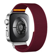 For Huawei Watch Fit3 / Fit4 / Fit4 Pro Adjustable Single Loop Elastic Nylon Watch Band(Wine Red)