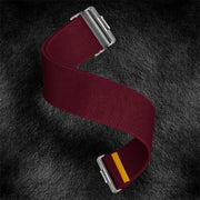 For Huawei Watch Fit3 / Fit4 / Fit4 Pro Adjustable Single Loop Elastic Nylon Watch Band(Wine Red)