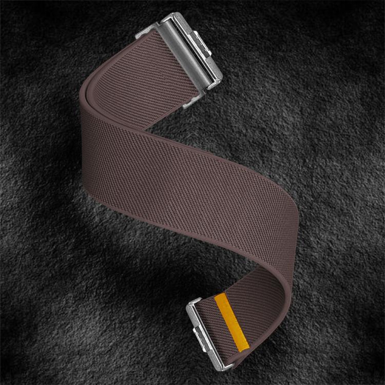 For Huawei Watch Fit3 / Fit4 / Fit4 Pro Adjustable Single Loop Elastic Nylon Watch Band(Smokey Purple)