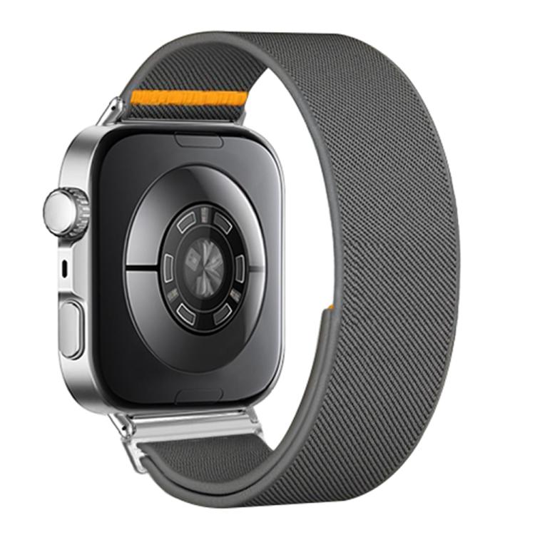 For Huawei Watch Fit3 / Fit4 / Fit4 Pro Adjustable Single Loop Elastic Nylon Watch Band(Gray)