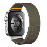For Huawei Watch Fit3 / Fit4 / Fit4 Pro Adjustable Single Loop Elastic Nylon Watch Band(Army Green)