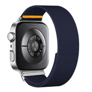 For Huawei Watch Fit3 / Fit4 / Fit4 Pro Adjustable Single Loop Elastic Nylon Watch Band(Dark Blue)