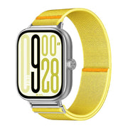 For Xiaomi Smart Band 9 Pro / Redmi Watch 5 Adjustable Single Loop Elastic Nylon Watch Band(Yellow)