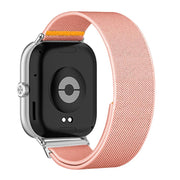 For Xiaomi Smart Band 9 Pro / Redmi Watch 5 Adjustable Single Loop Elastic Nylon Watch Band(Pink)