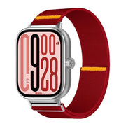For Xiaomi Smart Band 9 Pro / Redmi Watch 5 Adjustable Single Loop Elastic Nylon Watch Band(Red)