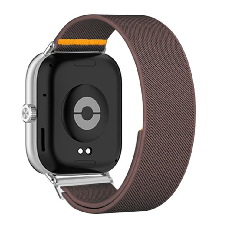For Xiaomi Smart Band 9 Pro / Redmi Watch 5 Adjustable Single Loop Elastic Nylon Watch Band(Smokey Purple)