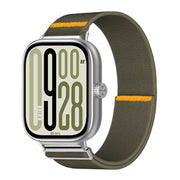 For Xiaomi Smart Band 9 Pro / Redmi Watch 5 Adjustable Single Loop Elastic Nylon Watch Band(Army Green)
