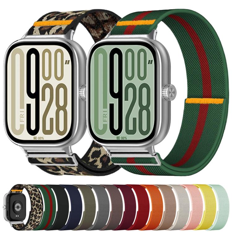 For Xiaomi Smart Band 9 Pro / Redmi Watch 5 Adjustable Single Loop Elastic Nylon Watch Band(Smokey Purple) - free shipping - PMC TechLife - Order now!