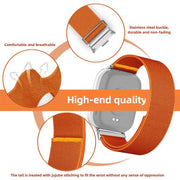 For Xiaomi Smart Band 9 Pro / Redmi Watch 5 Adjustable Single Loop Elastic Nylon Watch Band(Yellow)