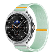 For Samsung Galaxy Watch8 / Watch8 Classic Adjustable Single Loop Elastic Nylon Watch Band(Mint Green)
