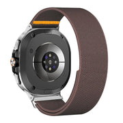 For Samsung Galaxy Watch8 / Watch8 Classic Adjustable Single Loop Elastic Nylon Watch Band(Smokey Purple)