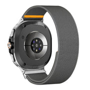 For Samsung Galaxy Watch8 / Watch8 Classic Adjustable Single Loop Elastic Nylon Watch Band(Gray)
