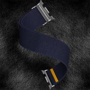 For Samsung Galaxy Watch8 / Watch8 Classic Adjustable Single Loop Elastic Nylon Watch Band(Dark Blue)