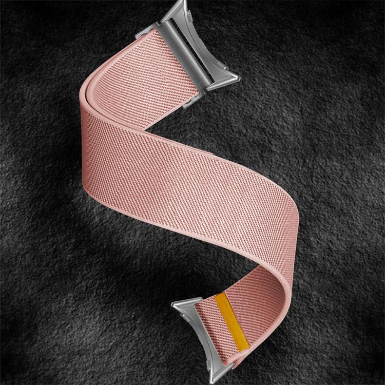 For Google Pixel Watch 3 45mm Adjustable Single Loop Elastic Nylon Watch Band(Pink) - free shipping - PMC TechLife - Order now!