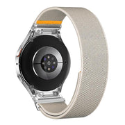 For Samsung Galaxy Watch FE / 7 / 6 / 5 / 4 Adjustable Single Loop Elastic Nylon Watch Band(Starlight)