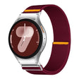 For Samsung Galaxy Watch FE / 7 / 6 / 5 / 4 Adjustable Single Loop Elastic Nylon Watch Band(Wine Red) - free shipping - PMC TechLife - Order now!