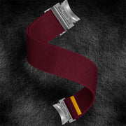 For Samsung Galaxy Watch FE / 7 / 6 / 5 / 4 Adjustable Single Loop Elastic Nylon Watch Band(Wine Red)