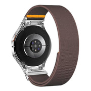 For Samsung Galaxy Watch FE / 7 / 6 / 5 / 4 Adjustable Single Loop Elastic Nylon Watch Band(Smokey Purple)