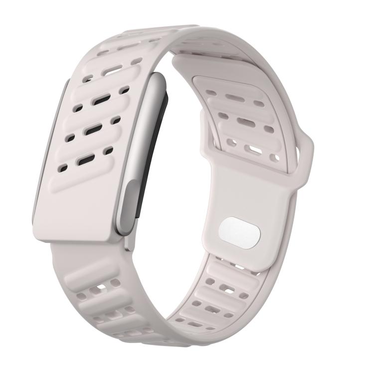 Reverse Buckle Sports Breathable Silicone Watch Band For WHOOP 5.0 Electrocardiogram(Starlight) - free shipping - PMC TechLife - Order now!