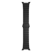 For Samsung Galaxy Watch8 / Watch8 Classic Integrated One Bead Stainless Steel Watch Band(Black)