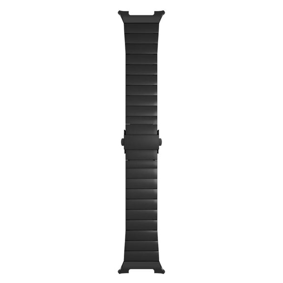 For Samsung Galaxy Watch8 / Watch8 Classic Integrated One Bead Stainless Steel Watch Band(Black)