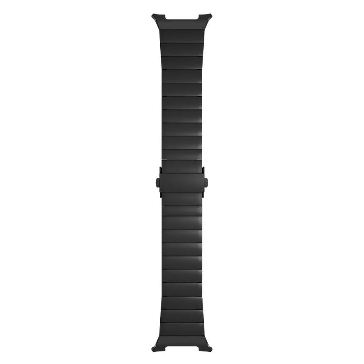For Samsung Galaxy Watch8 / Watch8 Classic Integrated One Bead Stainless Steel Watch Band(Black)