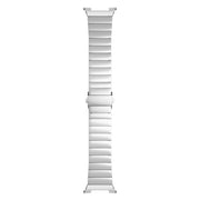 For Samsung Galaxy Watch8 / Watch8 Classic Integrated One Bead Stainless Steel Watch Band(Silver)