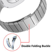 For Samsung Galaxy Watch8 / Watch8 Classic Integrated One Bead Stainless Steel Watch Band(Gray)