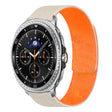 For Samsung Galaxy Watch8 / 8 Classic Lychee Texture Soft Magnetic Silicone Watch Band(Starlight Orange) - free shipping - PMC TechLife - Order now!