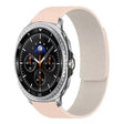 For Samsung Galaxy Watch8 / 8 Classic Lychee Texture Soft Magnetic Silicone Watch Band(Milk Tea White) - free shipping - PMC TechLife - Order now!