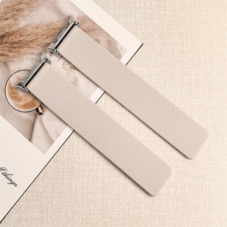 For Samsung Galaxy Watch Ultra 47mm / Ultra 2025 Lychee Texture Soft Magnetic Silicone Watch Band(Starlight) - free shipping - PMC TechLife - Order now!