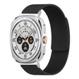 For Samsung Galaxy Watch Ultra 47mm / Ultra 2025 Lychee Texture Soft Magnetic Silicone Watch Band(Black) - free shipping - PMC TechLife - Order now!