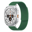 For Samsung Galaxy Watch Ultra 47mm / Ultra 2025 Lychee Texture Soft Magnetic Silicone Watch Band(Green) - free shipping - PMC TechLife - Order now!