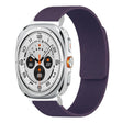 For Samsung Galaxy Watch Ultra 47mm / Ultra 2025 Lychee Texture Soft Magnetic Silicone Watch Band(Purple) - free shipping - PMC TechLife - Order now!