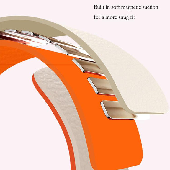 For Samsung Galaxy Watch8 / 8 Classic Lychee Texture Soft Magnetic Silicone Watch Band(Starlight)