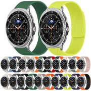 For Samsung Galaxy Watch8 / 8 Classic Lychee Texture Soft Magnetic Silicone Watch Band(Gray)