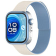 For Huawei Watch Fit4 / Fit4 Pro / Fit3 Lychee Texture Soft Magnetic Silicone Watch Band(White Blue) - free shipping - PMC TechLife - Order now!
