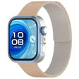 For Huawei Watch Fit4 / Fit4 Pro / Fit3 Lychee Texture Soft Magnetic Silicone Watch Band(Milk Tea White) - free shipping - PMC TechLife - Order now!