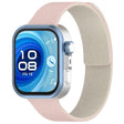 For Huawei Watch Fit4 / Fit4 Pro / Fit3 Lychee Texture Soft Magnetic Silicone Watch Band(Pink Starlight) - free shipping - PMC TechLife - Order now!