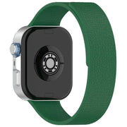 For Huawei Watch Fit4 / Fit4 Pro / Fit3 Lychee Texture Soft Magnetic Silicone Watch Band(Green)