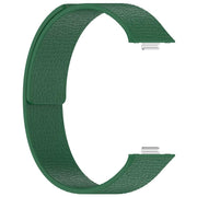 For Huawei Watch Fit4 / Fit4 Pro / Fit3 Lychee Texture Soft Magnetic Silicone Watch Band(Green)