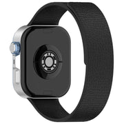 For Huawei Watch Fit4 / Fit4 Pro / Fit3 Lychee Texture Soft Magnetic Silicone Watch Band(Black)