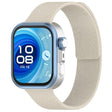 For Huawei Watch Fit4 / Fit4 Pro / Fit3 Lychee Texture Soft Magnetic Silicone Watch Band(Starlight) - free shipping - PMC TechLife - Order now!