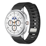 For Samsung Galaxy Watch8 / Watch8 Classic Norman Magnetic Silicone Watch Band(Black)