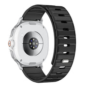 For Samsung Galaxy Watch8 / Watch8 Classic Norman Magnetic Silicone Watch Band(Black)