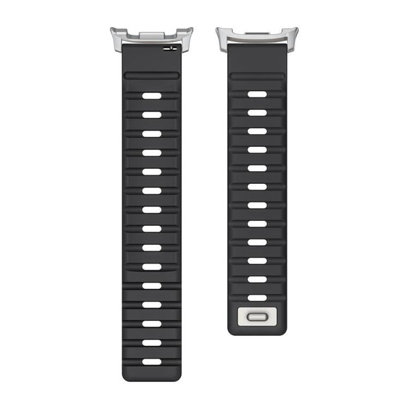 For Samsung Galaxy Watch8 / Watch8 Classic Norman Magnetic Silicone Watch Band(Black)