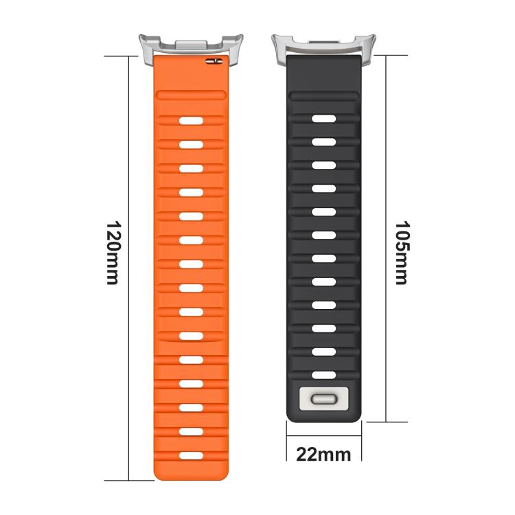 For Samsung Galaxy Watch8 / Watch8 Classic Norman Magnetic Silicone Watch Band(Starlight)