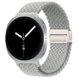 For Samsung Galaxy Watch8 / Watch8 Classic Loop Magnetic Buckle Braided Nylon Watch Band(Pearl White) - free shipping - PMC TechLife - Order now!