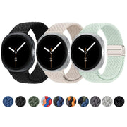 For Samsung Galaxy Watch8 / Watch8 Classic Loop Magnetic Buckle Braided Nylon Watch Band(Light Mint)